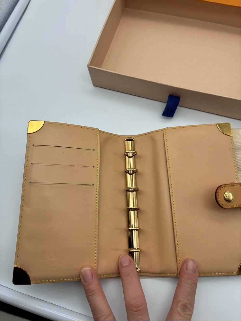 Louis Vuitton Black Multicolor Murakami Monogram agenda pm with Tan Trim